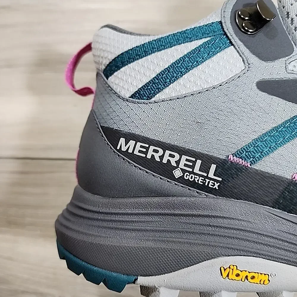 Merrell Hiking Boots Women's 11 Gray Siren 4 Mid Goretex New
